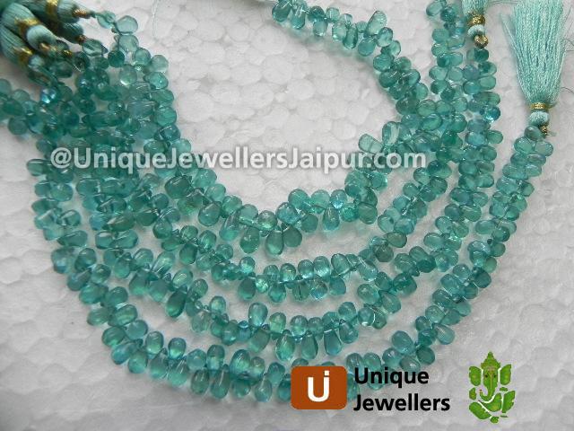 Green Apetite Plain Drop Beads